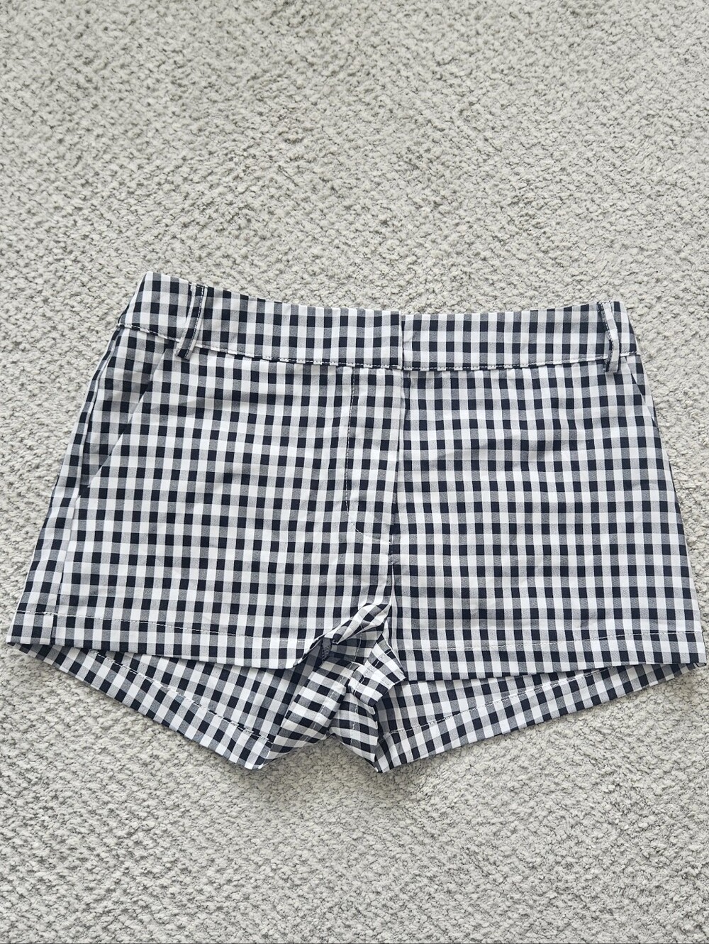 PEPPERMAYO Clayton Tailored Shorts Black Gingham Small / US 4